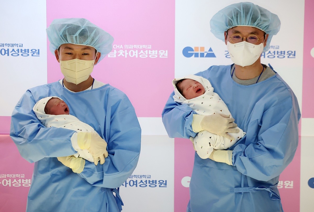 쨈이와 도리는 2026년 대한민국의 첫둥이가 됐다. / 뉴스1