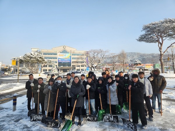 제설작업 / 고창군
