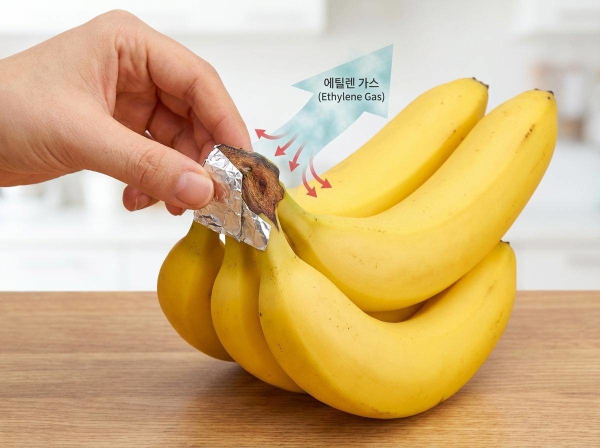 '바나나 이렇게 보관하면 더 좋아요!' 기사 내용을 바탕으로 제작한 자료사진.