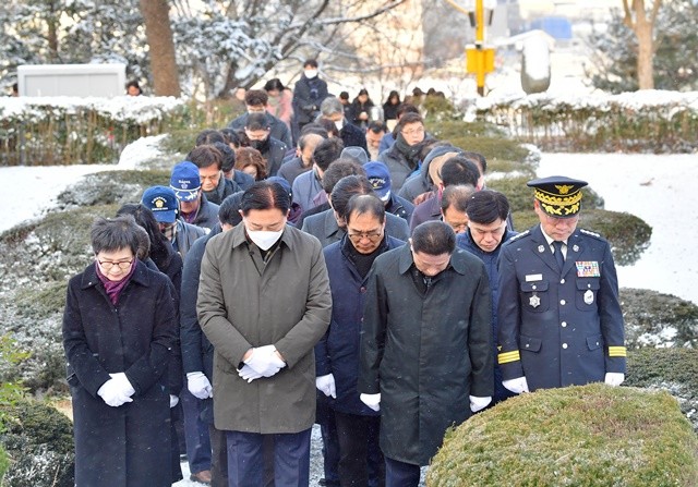 1월 2일 충혼탑 참배