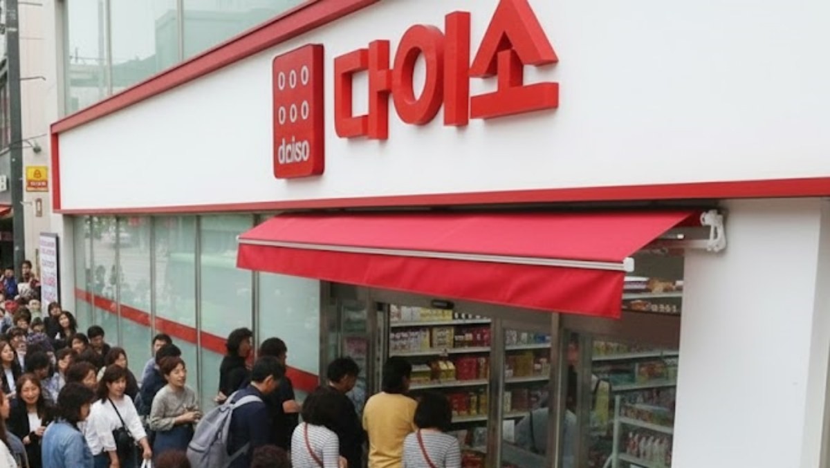 다이소 매장 이미지. AI가 생성한 자료사진. (실제와 차이가 있을 수 있음을 밝힙니다.)