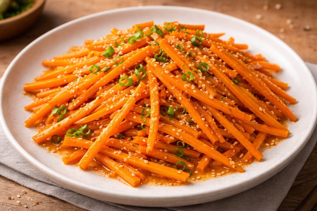 당근 볶음 모습. 기사 이해를 돕기 위해 AI를 활용해 제작한 자료 사진입니다.