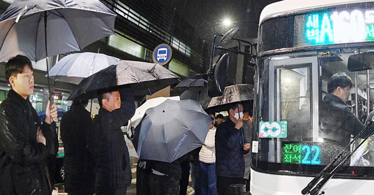첫 운행 나서는 '새벽동행 자율주행버스' / 뉴스1