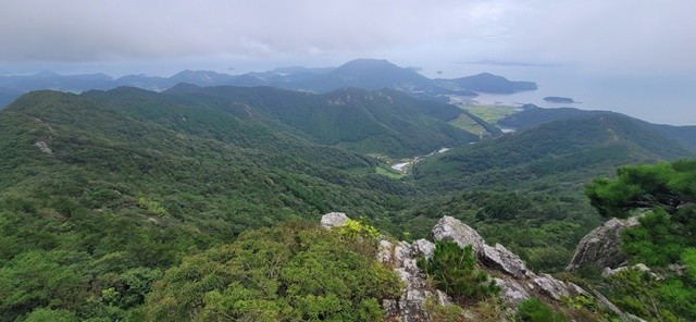 산림 분야 국비 확보-국립 다도해 산림치유원 조성 예정인 고흥 천등산 일원