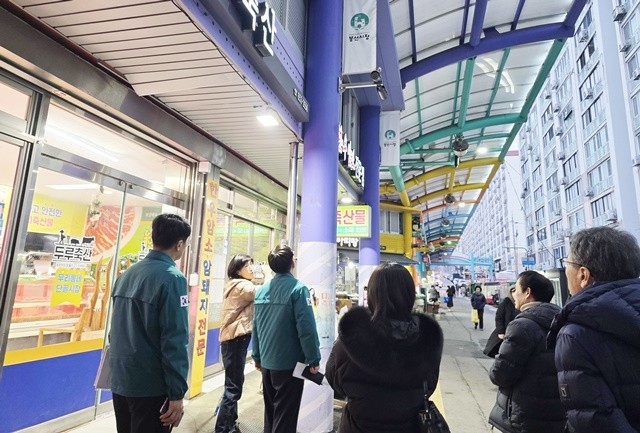 봉선시장 아케이드