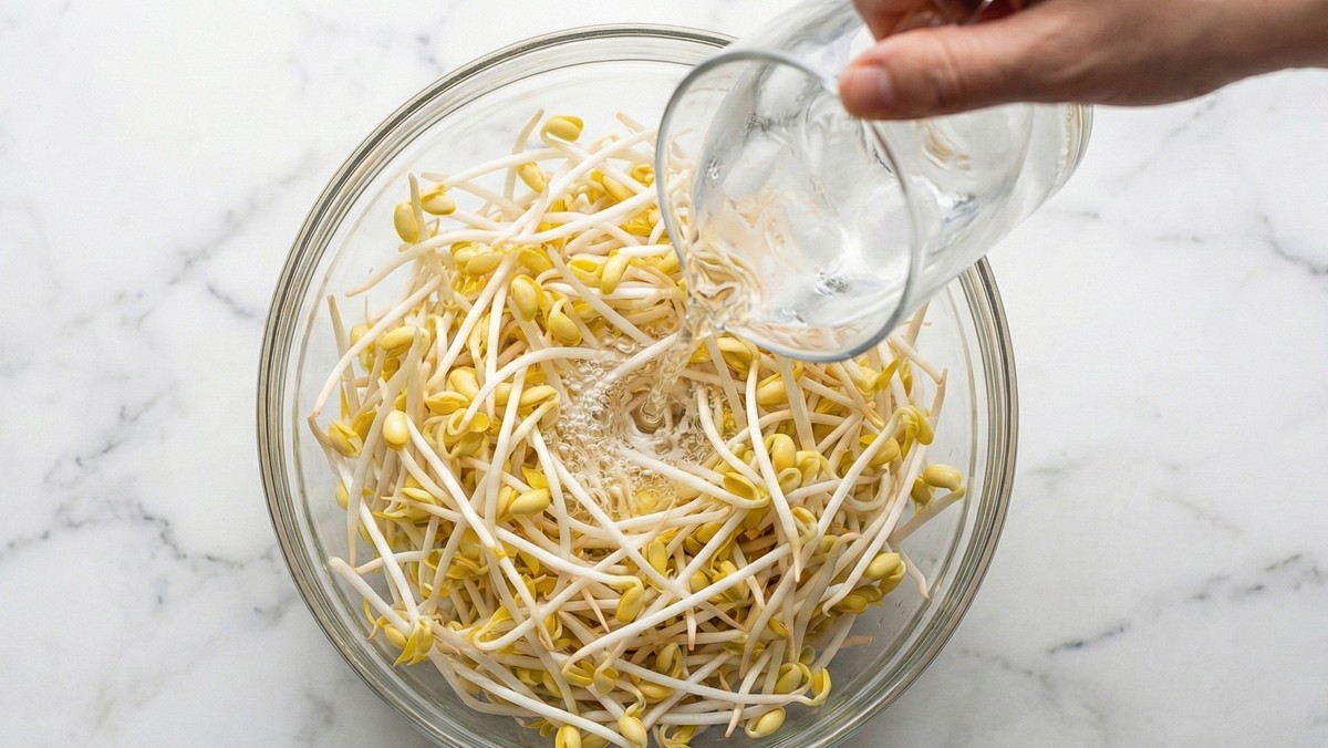 콩나물 보관 꿀팁 / AI 생성 이미지