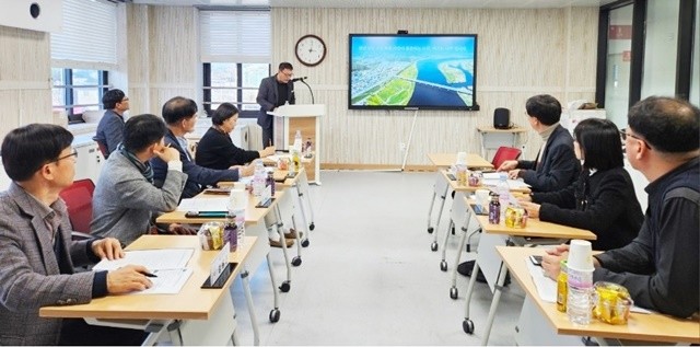 나주시보건소에서 남도음식문화큰잔치 개최지 적합성 평가를 진행하고 있다.