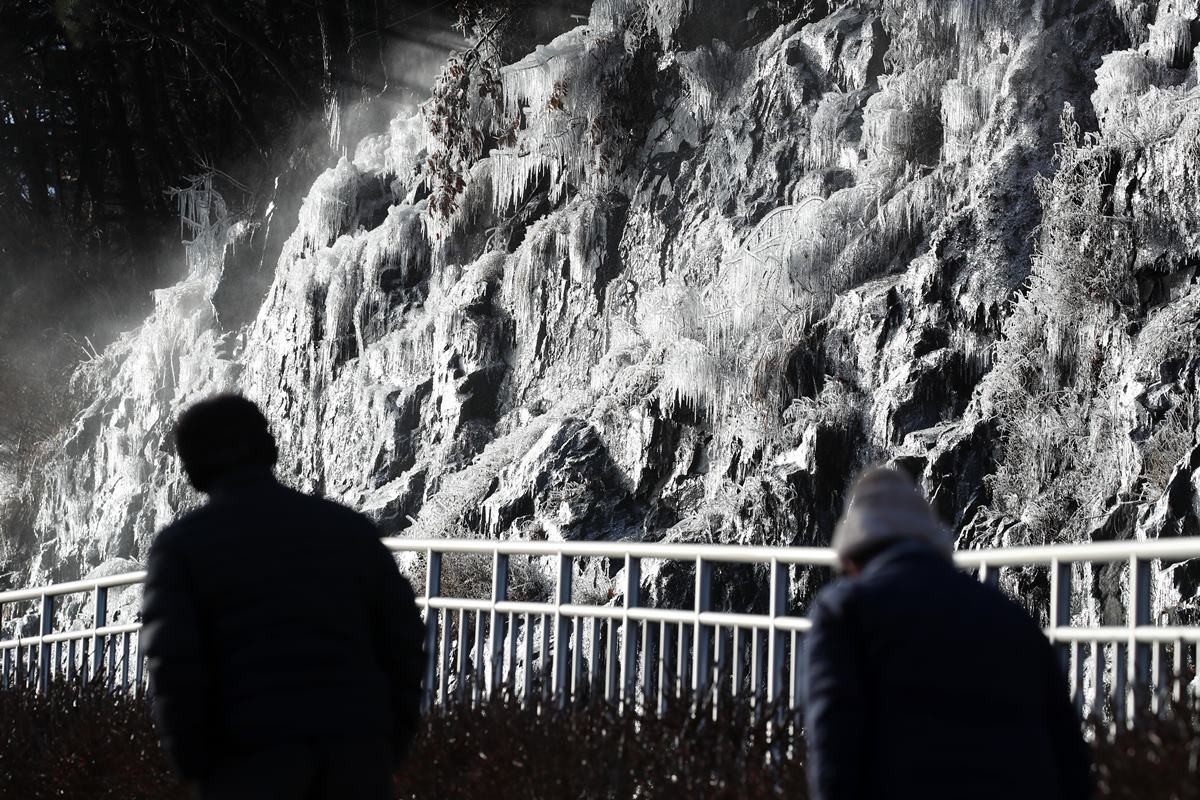 한파가 닥친 모습. 기사 이해를 돕기 위한 자료 사진으로 해당 기사 내용과 관련이 없습니다. / 뉴스1