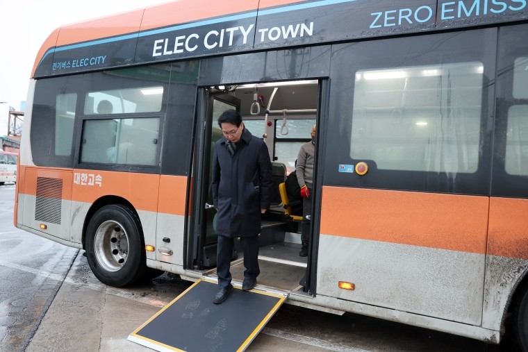 저상버스 시승식 / 고창군