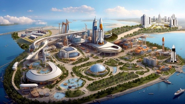 우주산업 클러스터 조감도