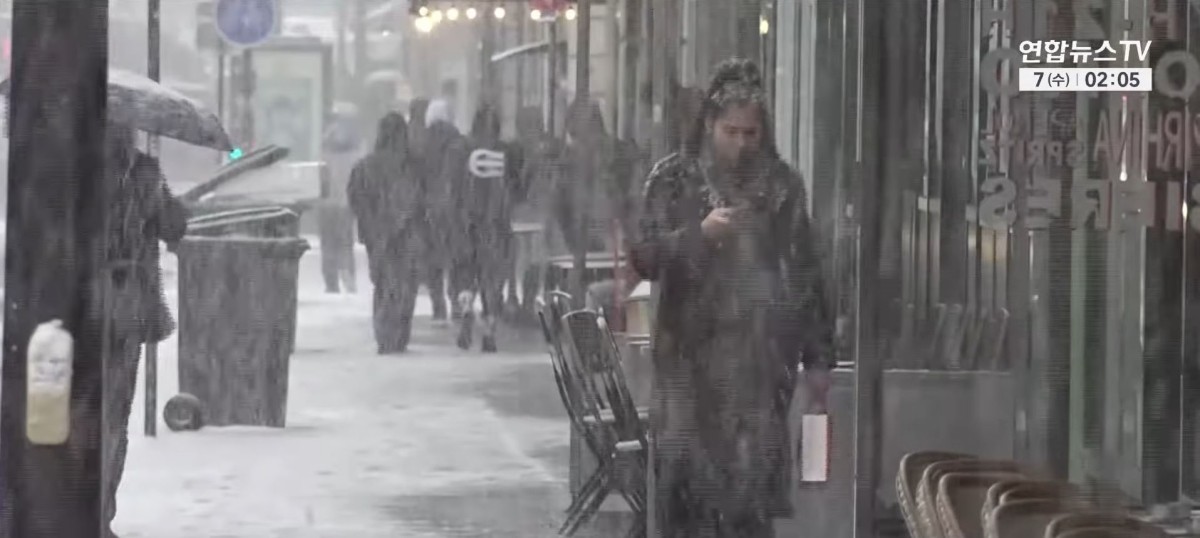 북극발 한파에 항공편 줄취소…유럽 교통 차질 / 유튜브 '연합뉴스TV' 보도 화면 캡처