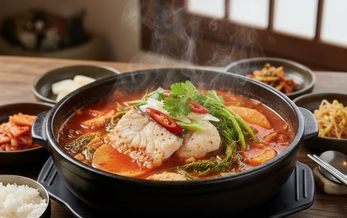 뜨끈한 대구탕의 모습. AI가 생성한 자료사진.