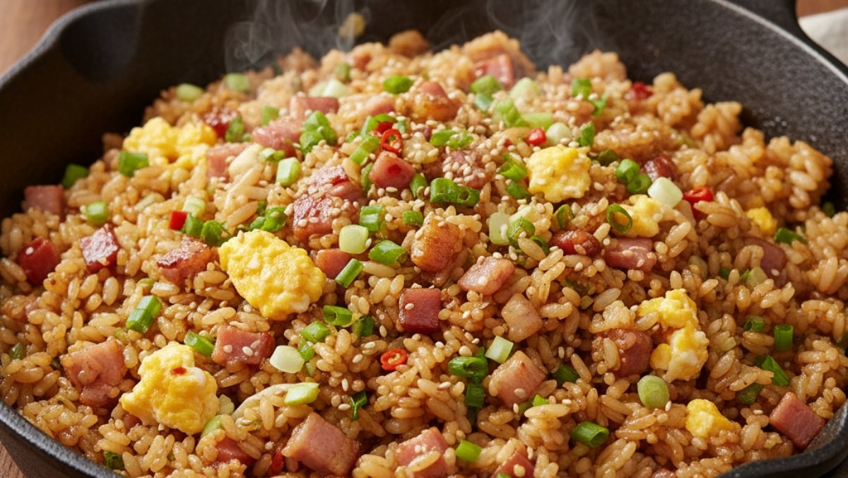 베이컨과 부추,계란을 넣은 볶음밥 (기사 이해를 돕기 위해 AI로 제작된 이미지)