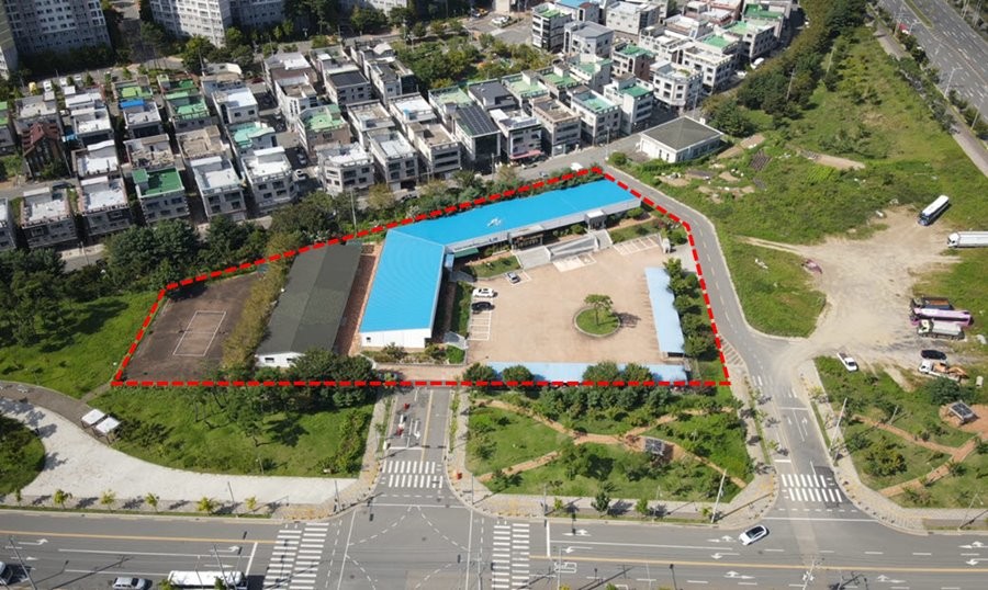 대구 달성군구지복합문화센터 건립 예정지 전경. / 대구 달성군 제공