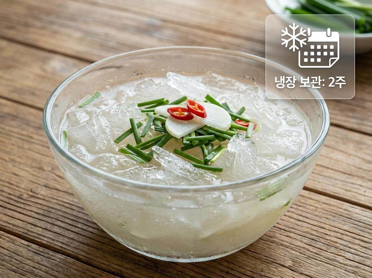 간단한 레시피로 만들 수 있는 '사이다 동치미'. 기사 내용 토대로 AI툴 활용해 제작한 자료사진.