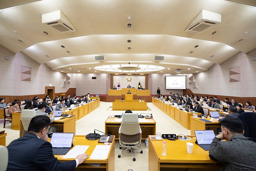 양주시의회 본회의장 전경