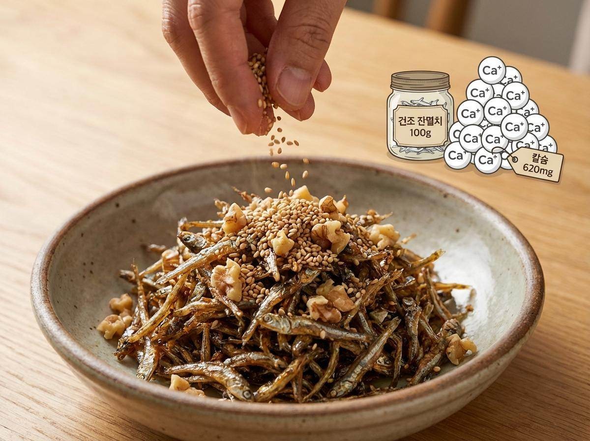 국민반찬 멸치복음. 기사 내용 토대로 AI툴 활용해 제작한 자료사진.