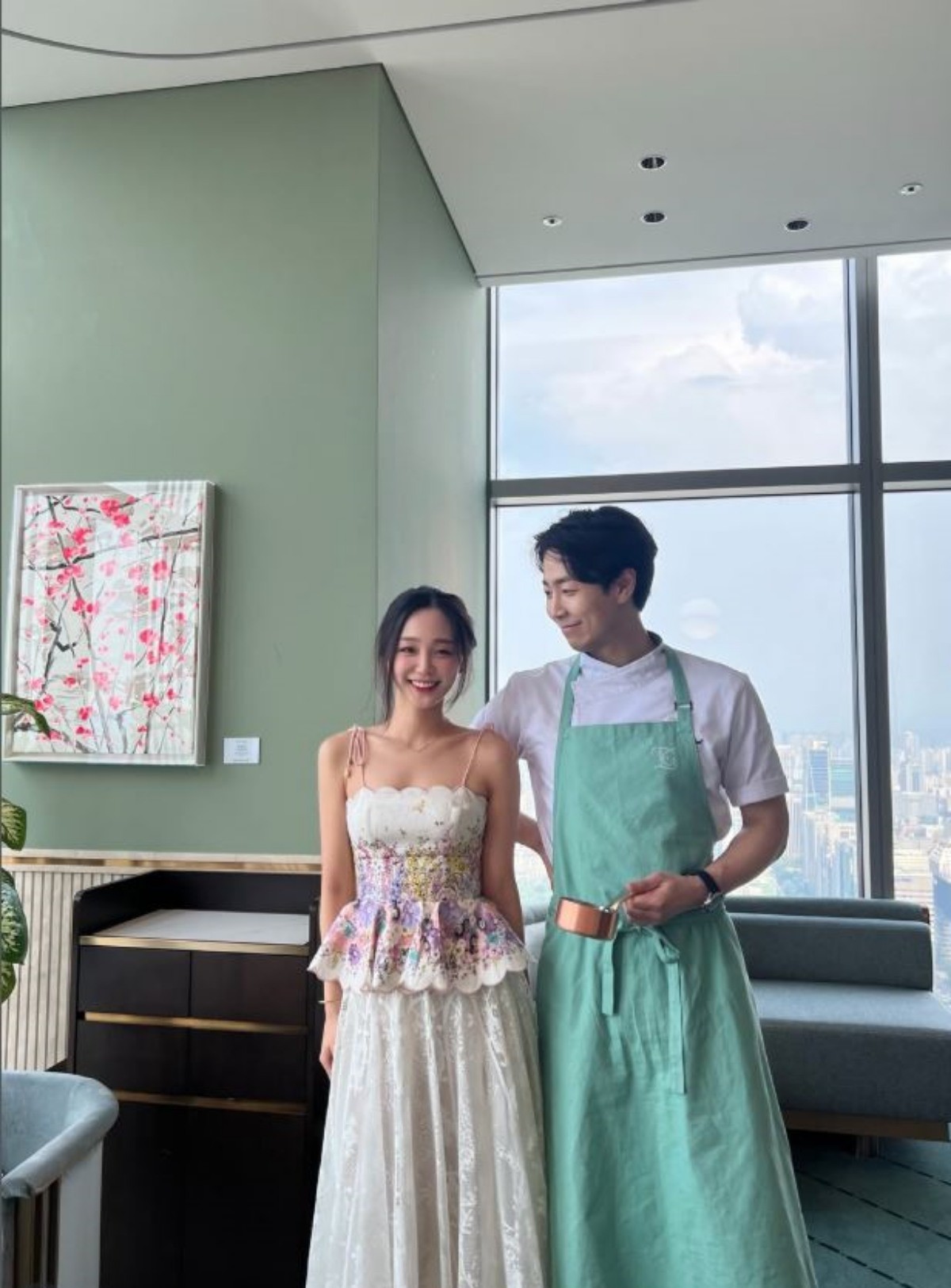 DL그룹 오너가 4세이자 인플루언서 이주영, 손종원 셰프 / 이주영 인스타그램