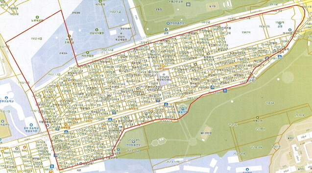 은행1, 금광2구역. / 성남시