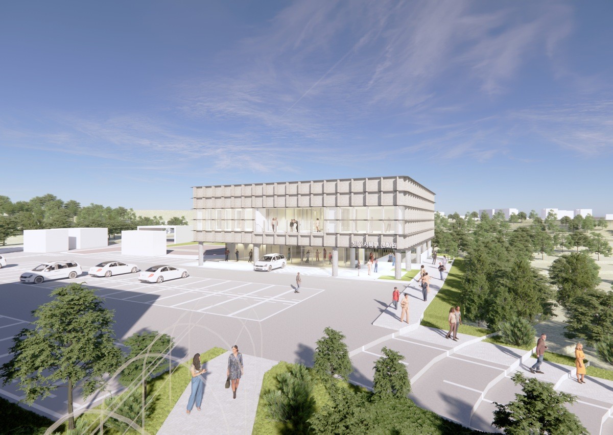 서북구문화원 조감도 / 천안시