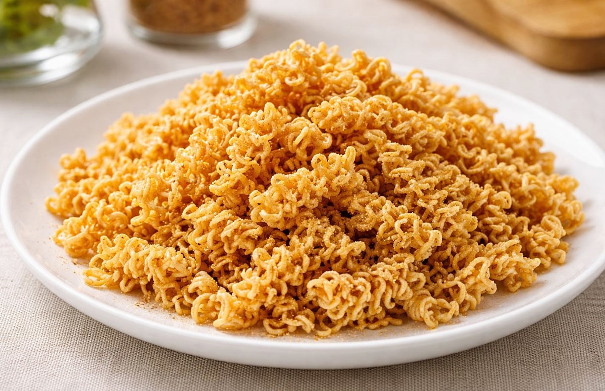 남녀노소 누구나 좋아하는 간식 라면땅 모습. 기사 이해를 돕기 위해 AI를 활용해 제작한 자료 사진입니다. 실제 모습과 다소 차이가 있을 수 있습니다.