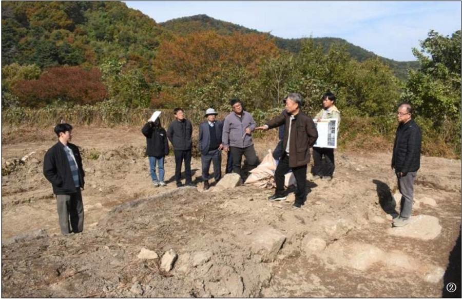 지난해 11월 안국사지 시굴조사 학술자문회의 현장/포항시