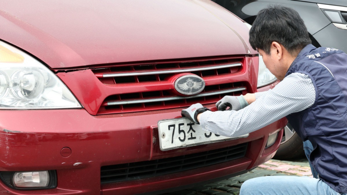 승합 번호판. 기사의 이해를 돕기 위한 사진 / 뉴스1