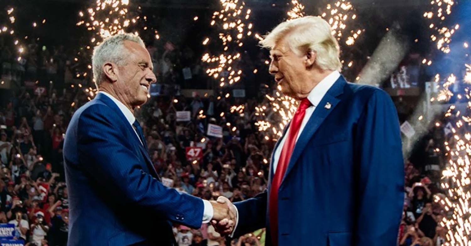 로버트 F. 케네디 주니어 미국 보건복지부 장관(왼쪽)과 도널드 트럼프 미국 대통령. / 케네디 장관 유튜브