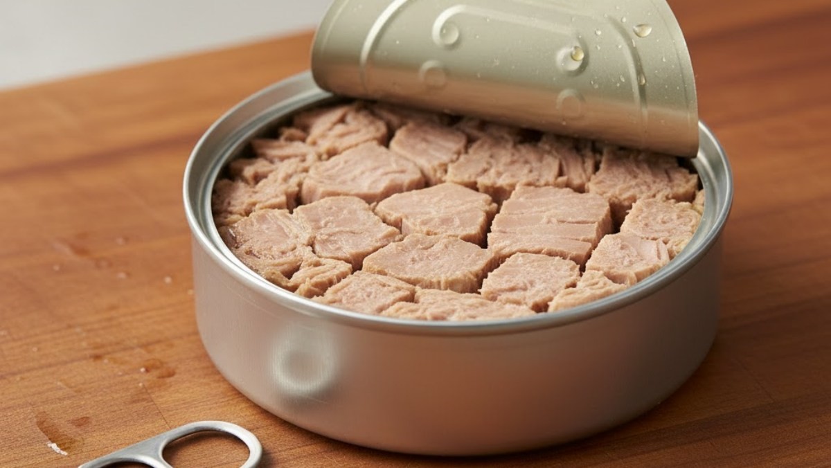 참치캔의 모습. AI가 생성한 자료사진.