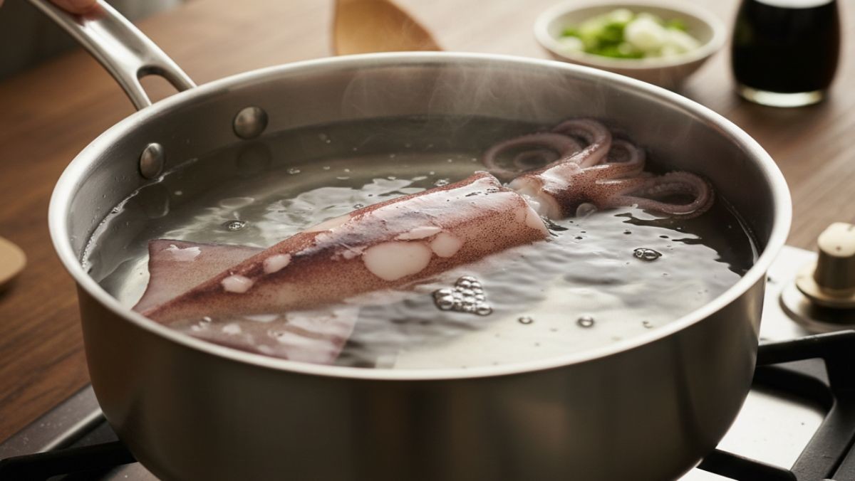 데친 오징어 (기사 이해를 돕기 위해 AI로 제작된 이미지)