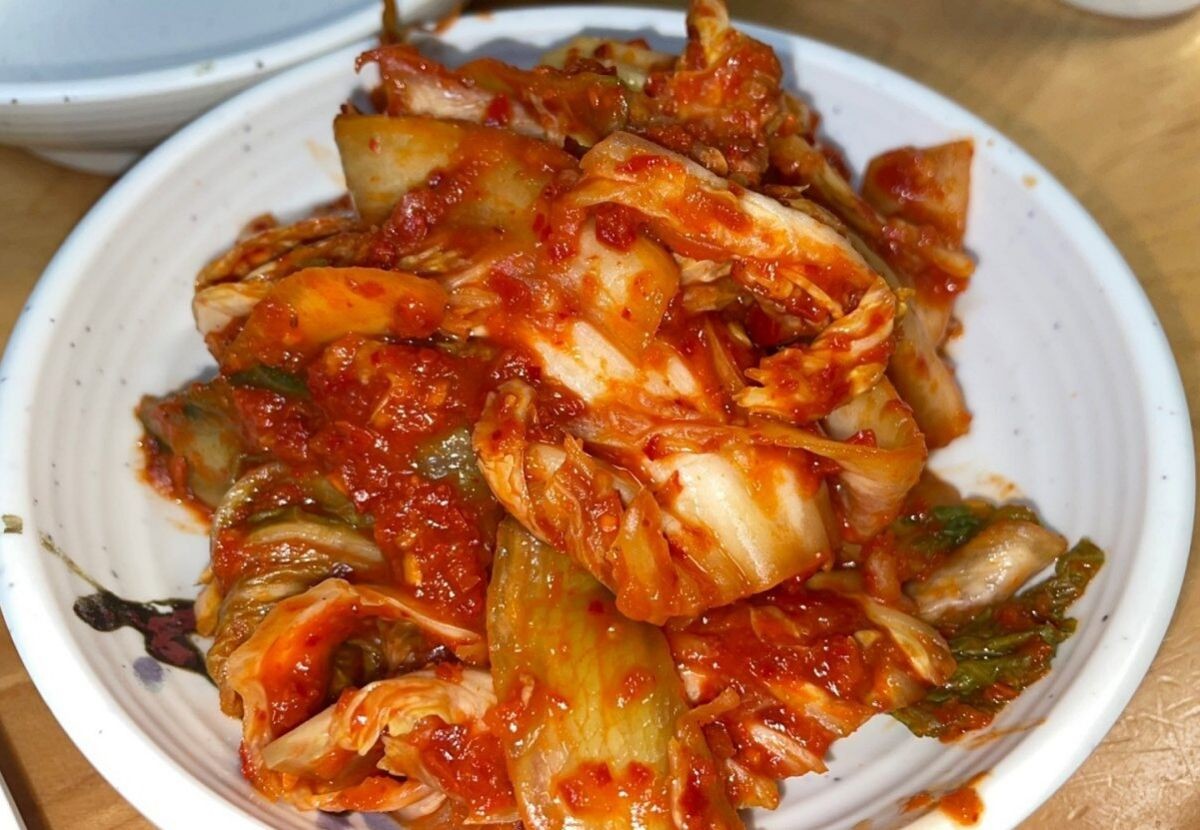 임병주산동칼국수의 겉절이 / 위키트리