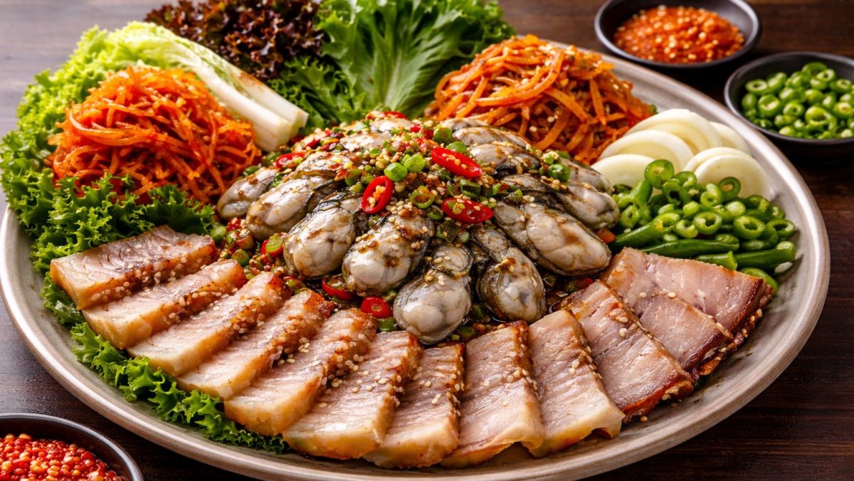 굴보쌈 이미지 (기사 이해를 돕기 위해 AI로 제작됨)