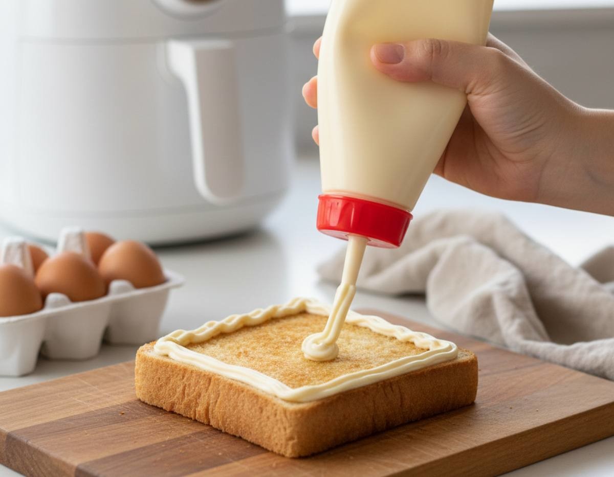 토스트 위에 마요네즈 (기사 이해를 돕기 위해 AI로 제작됨)