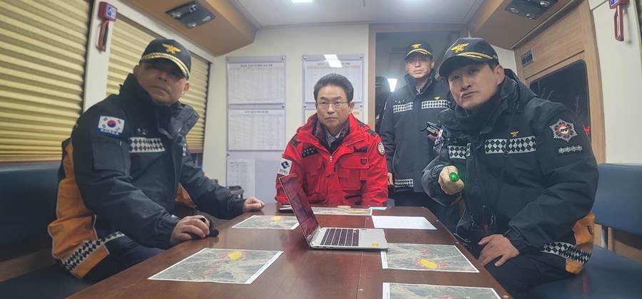 이철우 도지사 현장 지휘 모습/경북도