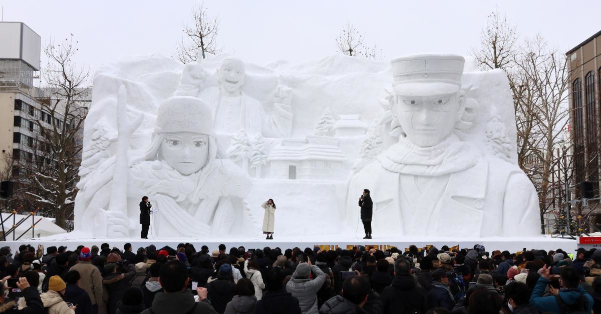 일본 삿포로시 오도리공원에서 열린 삿포로 눈축제. / 연합뉴스