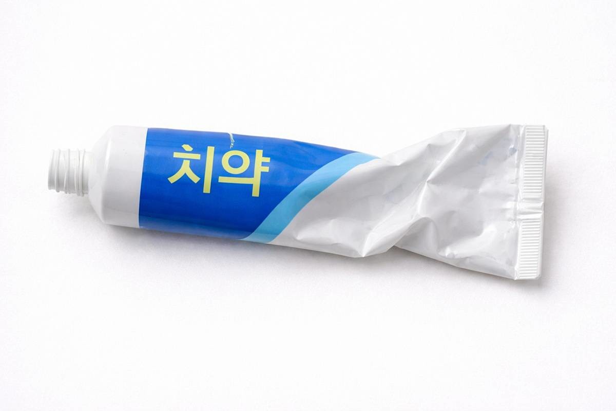 다 쓴 치약. 기사에 대한 이해를 돕기 위해 AI 툴로 제작한 자료 사진