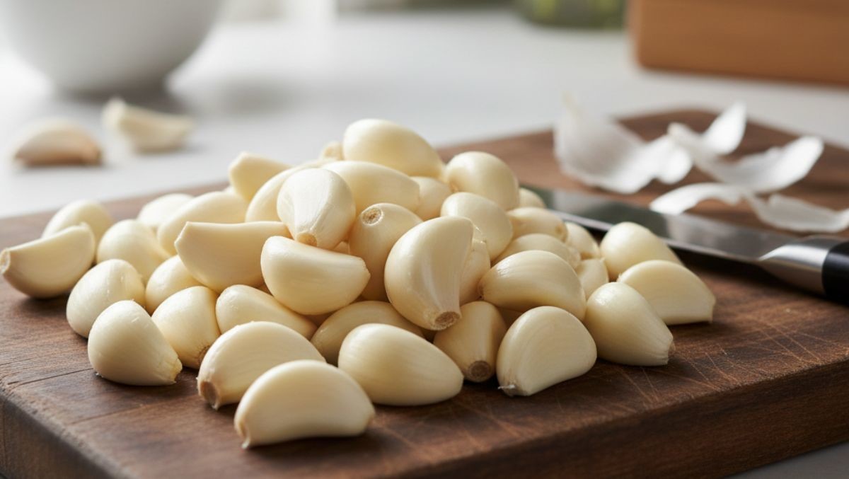 깐 마늘 (기사 이해를 돕기 위해 AI로 제작됨)