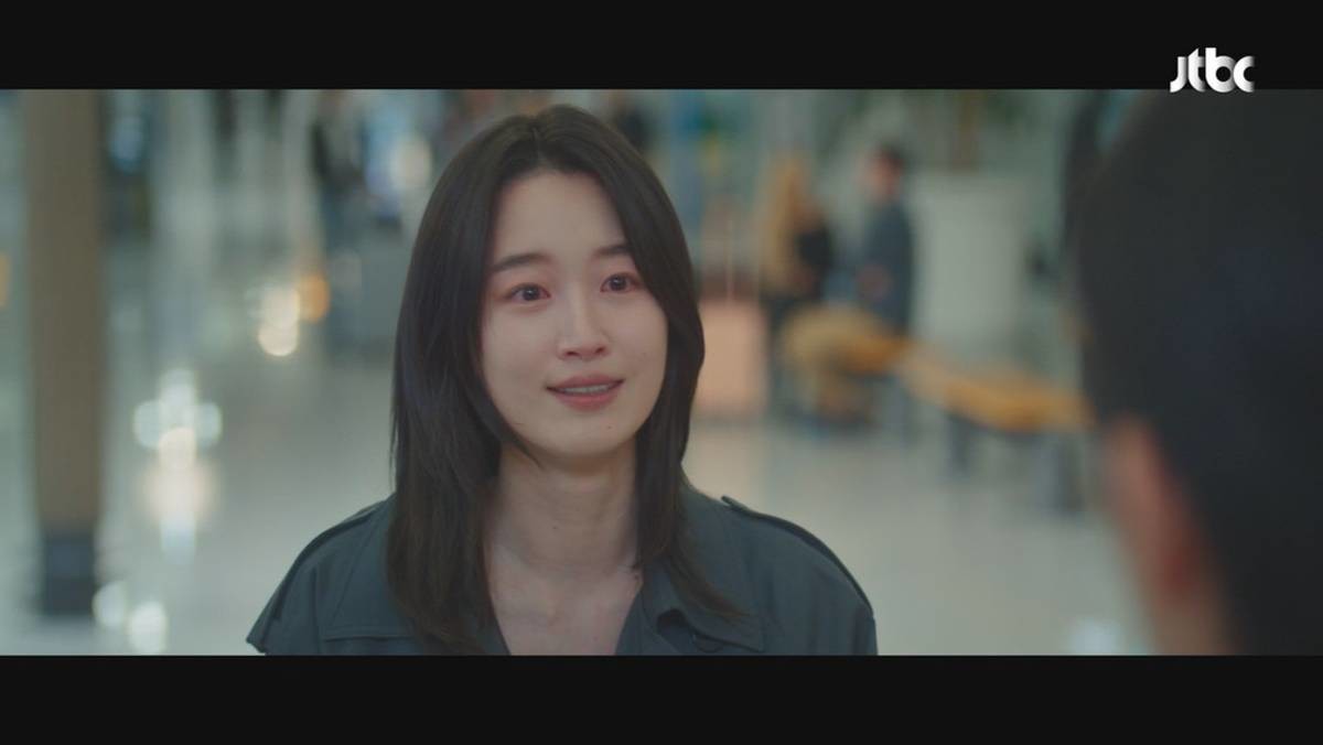 이경도를 서지우가 붙잡는 공항 장면 / JTBC