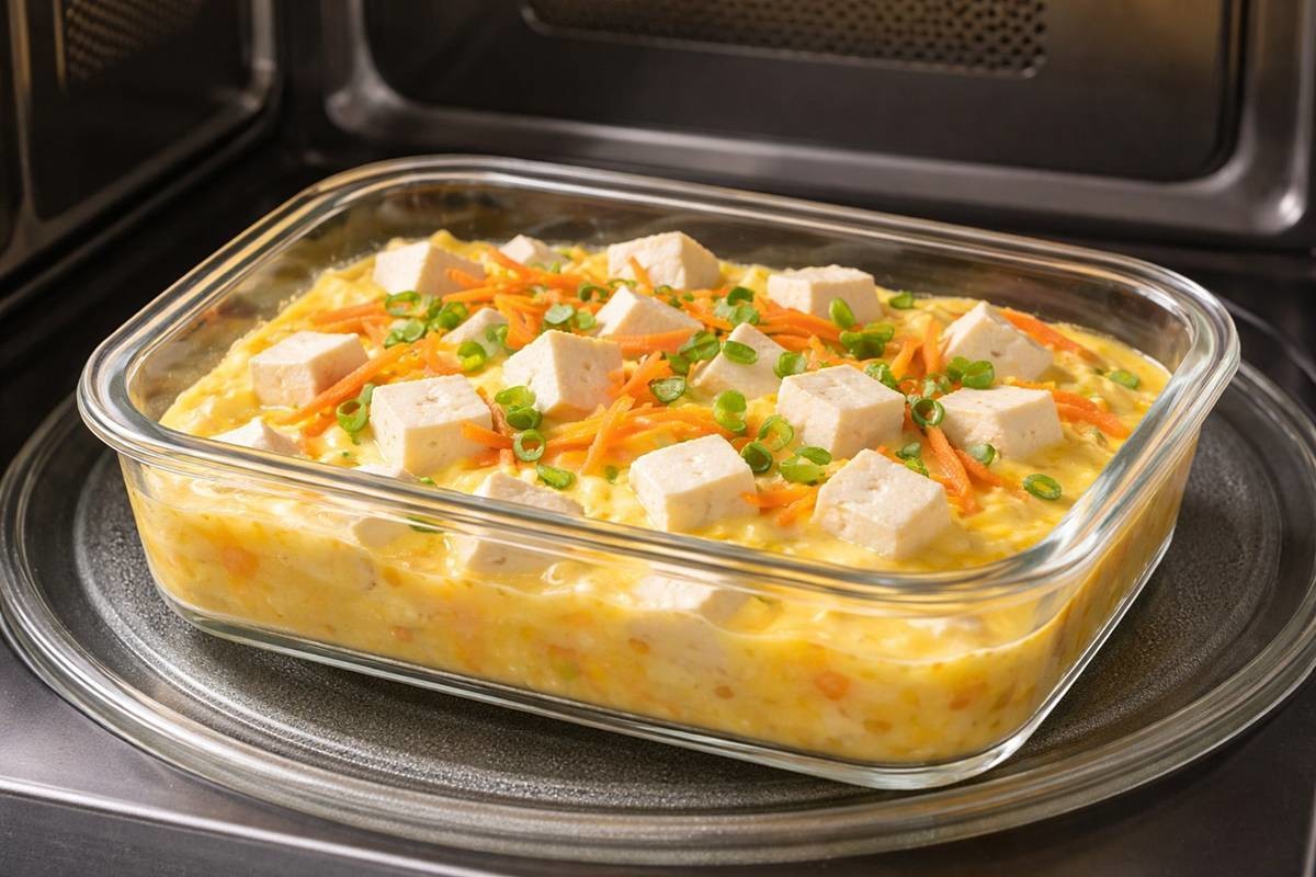 두부에 계란물을 부으면? 기사에 대한 이해를 돕기 위해 AI 툴로 제작한 자료 사진