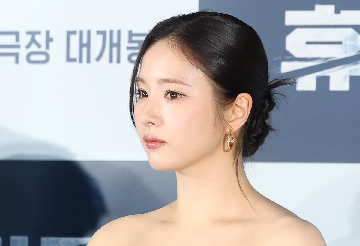 영화 '휴민트' 제작발표회에 참석한 배우 신세경 / 뉴스1