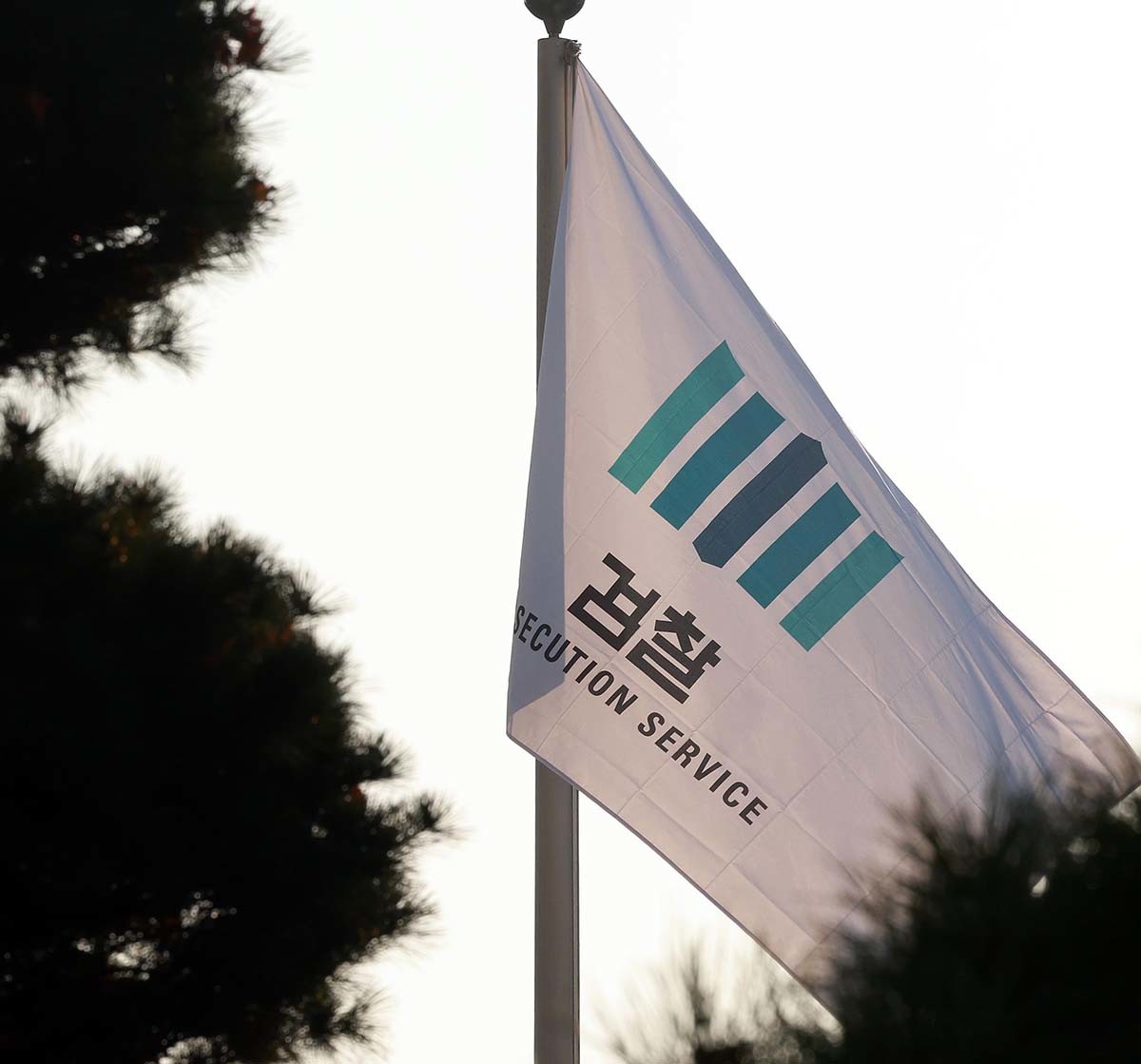 서울 서초구 서울중앙지방검찰청에 검찰 깃발이 휘날리고 있다. / 뉴스1