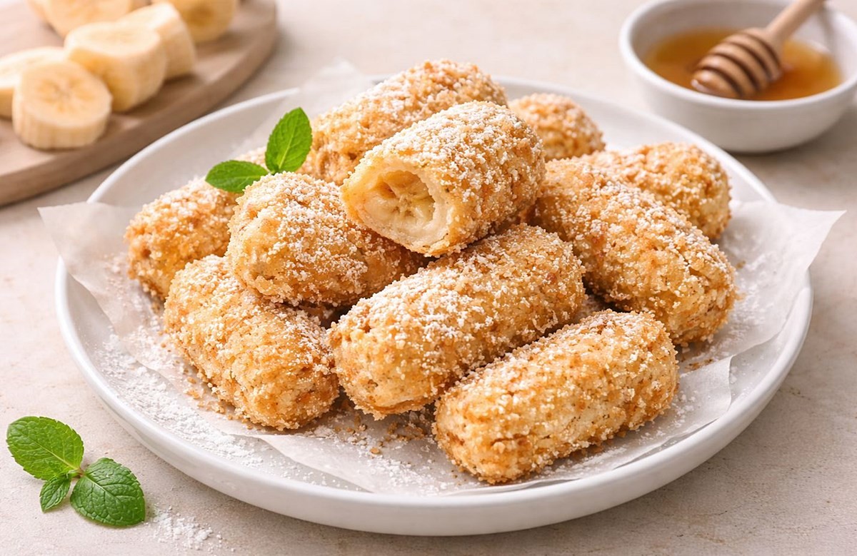 완성된 바나나튀김 모습. 기사 이해를 돕기 위해 AI를 활용해 제작한 자료 사진입니다.