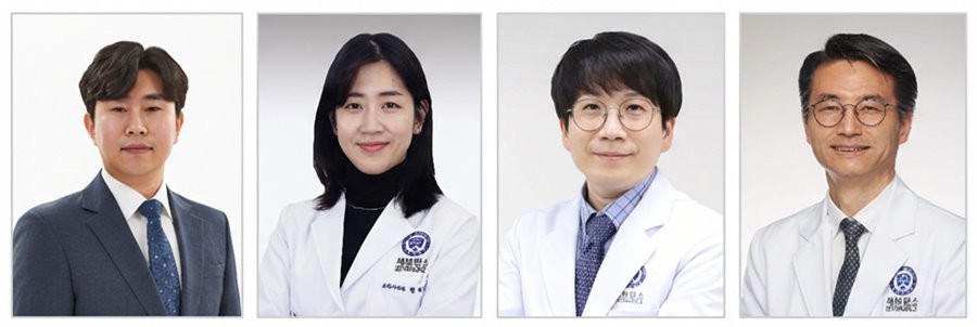 (왼쪽부터)계명대 손낙훈 교수, 용인세브란스병원 소화기내과 현혜경, 허철웅 교수, 세브란스병원 김태일 교수. / 계명대학교 제공