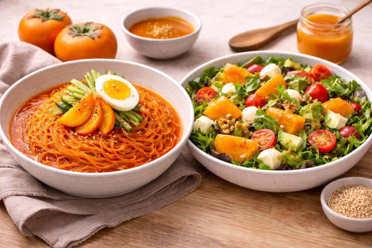 홍시 활용한 요리 / 기사 내용 이해를 돕기 위해 제작한 AI 이미지