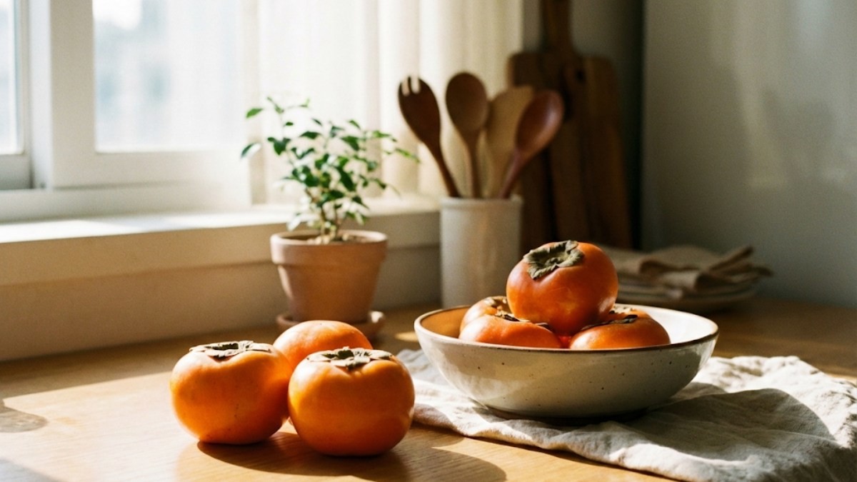 맛있는 단감과 홍시 / 기사 내용 이해를 돕기 위해 제작한 AI 이미지