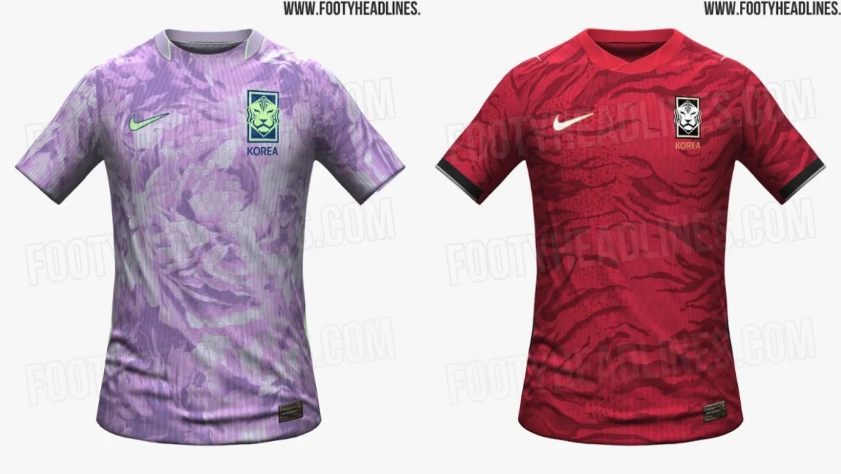 유출된 한국 축구 국가대표팀 새 유니폼 / 푸티헤드라인스