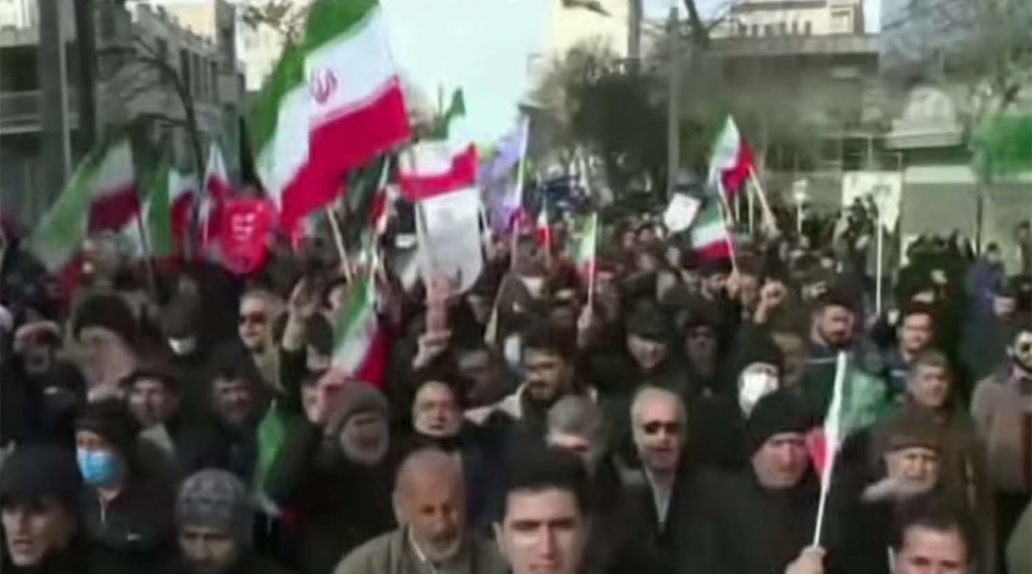 이란 시위 현장 / 'BBC News' 유튜브