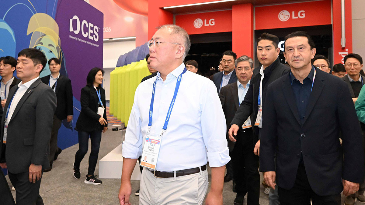 CES 2026 찾은 정의선 현대차그룹 회장. / 뉴스1