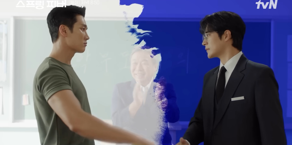 '스프링 피버'에 출연 중인 안보현과 차서원 / tvN