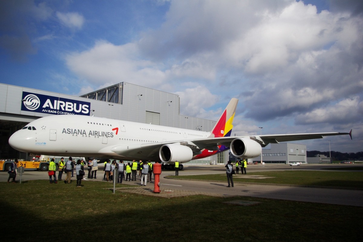 4발 여객기,. 아시나아항공,에어버스 A380 / 아시아나 항공 제공